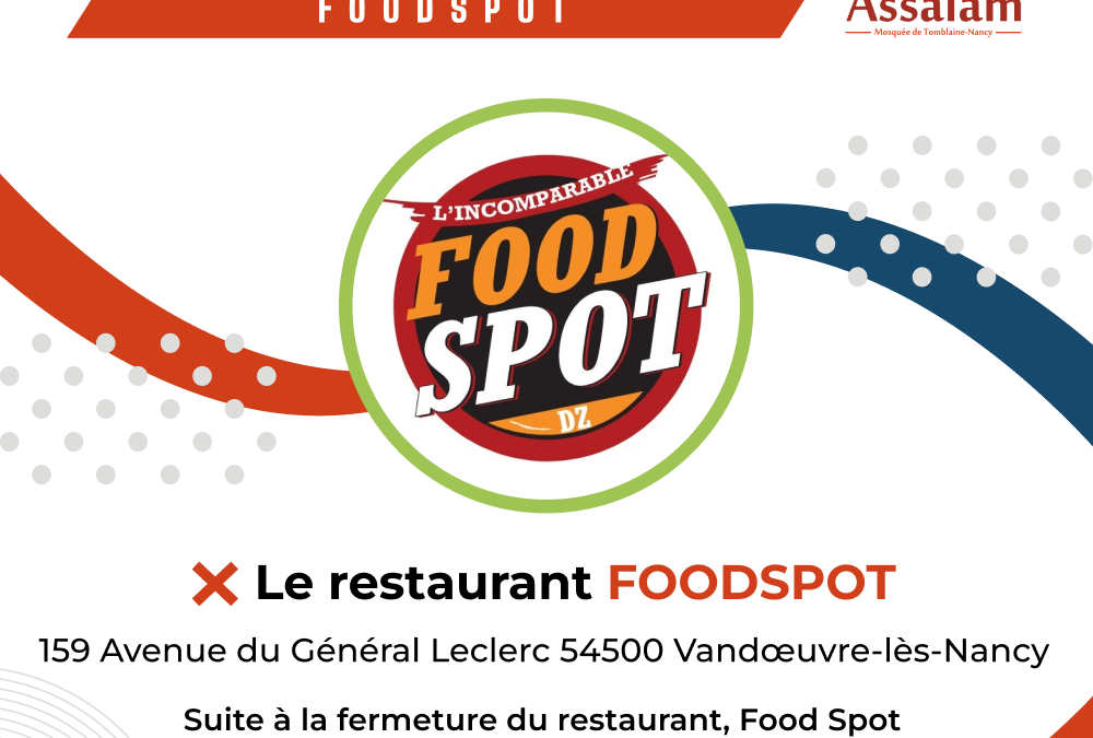 Arrêt certification FOOD SPOT