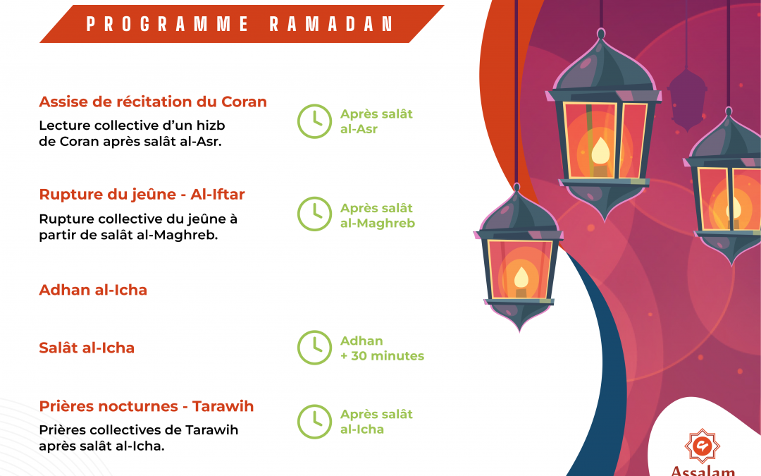 Programme Ramadan 2024